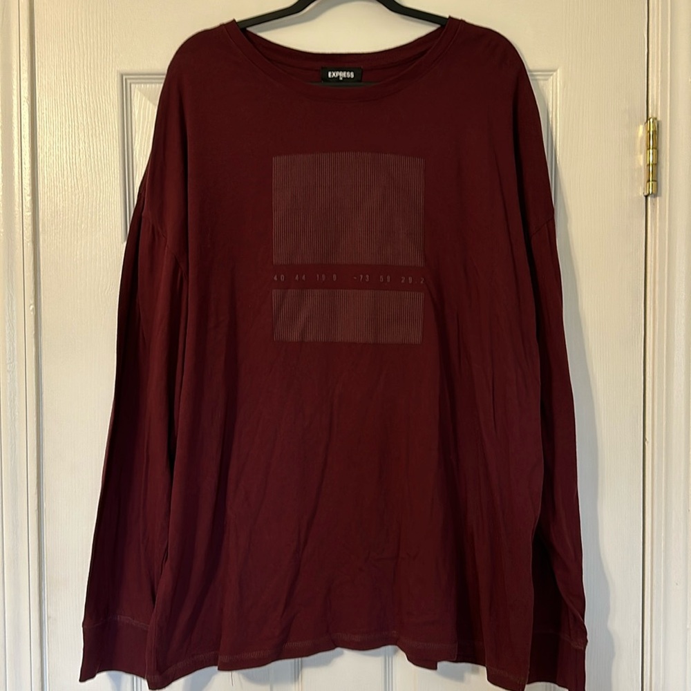 Express Men’s Long Sleeve Shirt Size XL